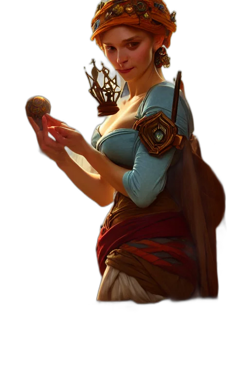 crown, staff, jewelry, weapon, fantasy art, concept art, photorealistic, 3d render transparent PNG cut-out