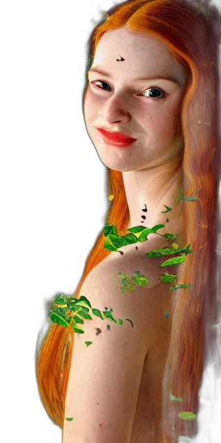 dress, jewelry, crown, face transparent PNG cut-out