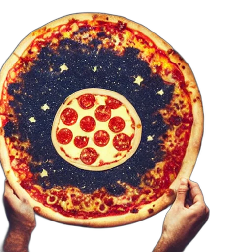 food, outer space, universe, made transparent PNG cut-out