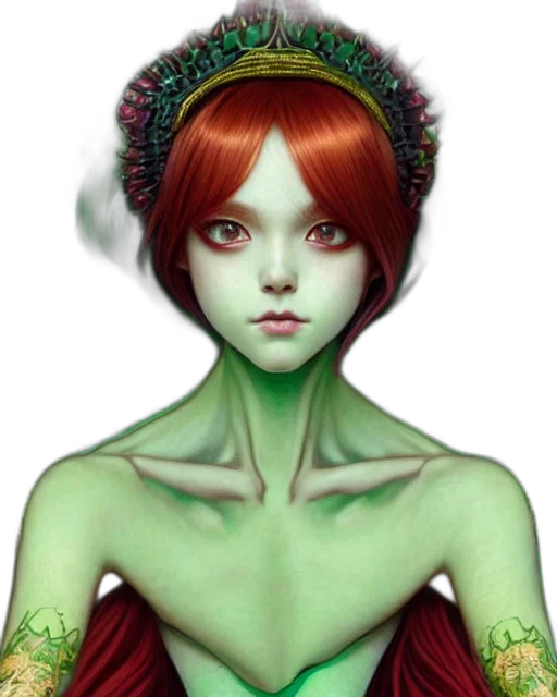 face, crown, mask, fantasy art transparent PNG cut-out