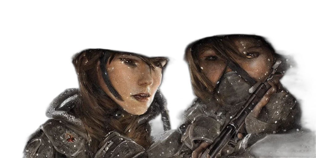 hat, photorealistic, concept art, comic book art, fantasy art, snow, outer space, earth tones transparent PNG cut-out