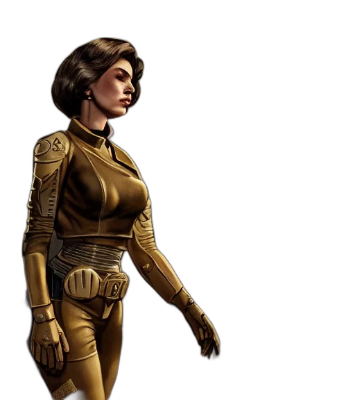 concept art, comic book art, pixel art, fantasy art, golden, earth tones, fallout, concept transparent PNG cut-out