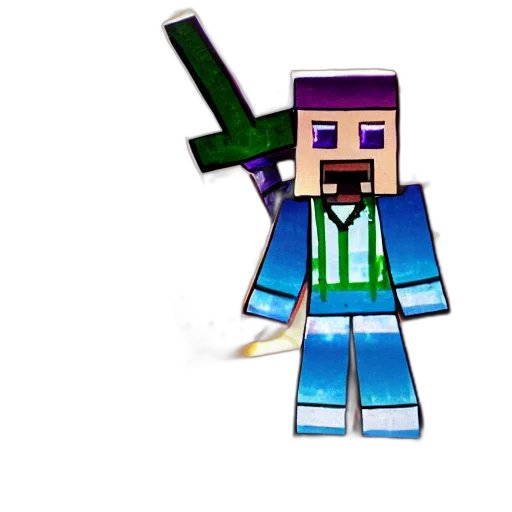 3d render, pixel art, cartoon, anime transparent PNG cut-out