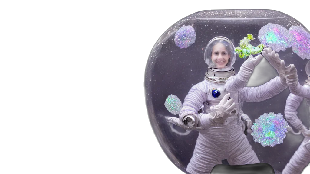 outer space, underwater, astronaut, eva transparent PNG cut-out