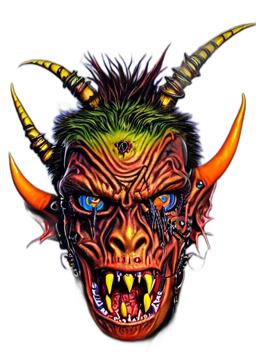 face, mask, concept art, photorealistic, fantasy art, comic book art, portrait, apocalyptic transparent PNG cut-out