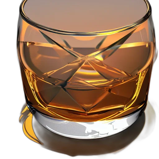 crown, bottle, jewelry, 3d render, photorealistic, whiskey, raytracing transparent PNG cut-out
