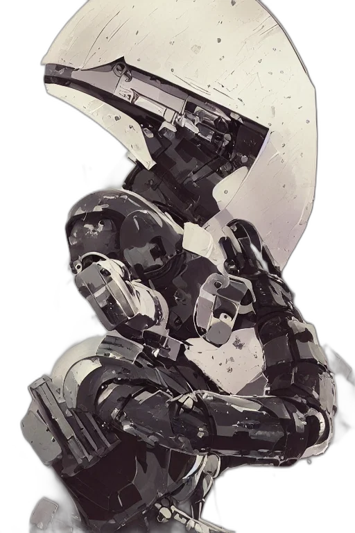 robot, weapon, sword, face transparent PNG cut-out
