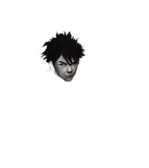 face, hair, mask, creature transparent PNG cut-out