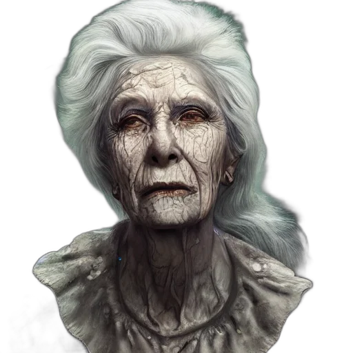 face, mask, staff, creature transparent PNG cut-out