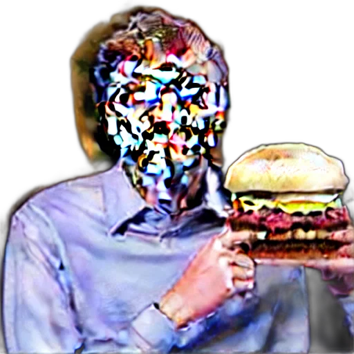 food, robot, creature, face transparent PNG cut-out