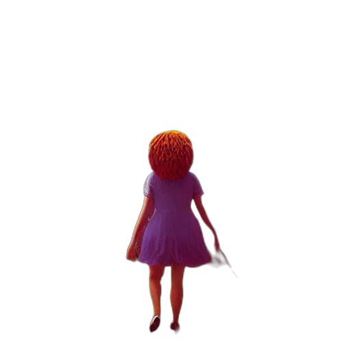 dress, hair, crown, robot transparent PNG cut-out