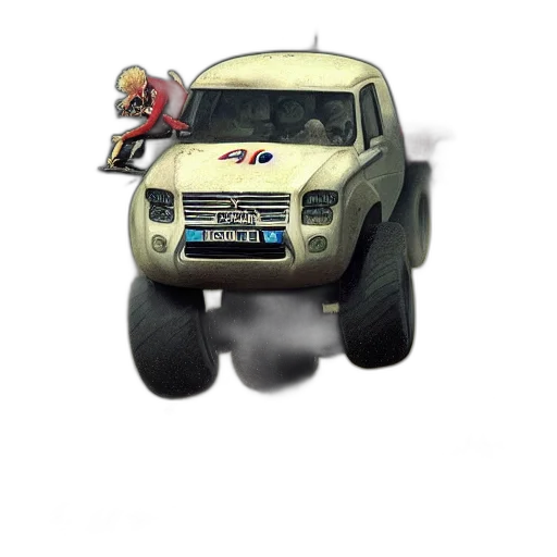 car, animal, robot, creature transparent PNG cut-out