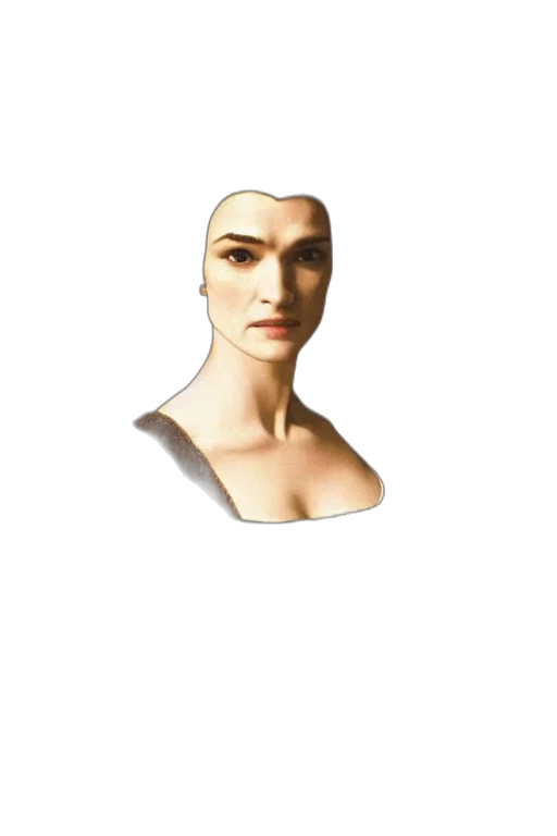 face, mask, dress, jewelry transparent PNG cut-out