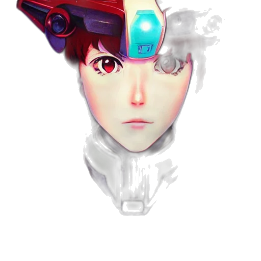robot, mask, face, staff transparent PNG cut-out