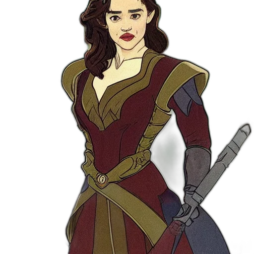fantasy art, concept art, comic book art, cartoon transparent PNG cut-out