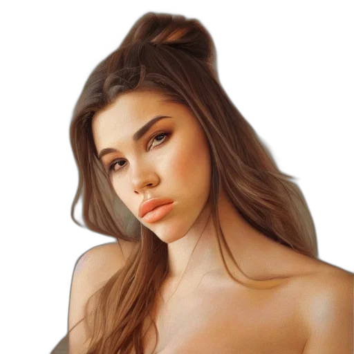 hair, dress, crown, face transparent PNG cut-out