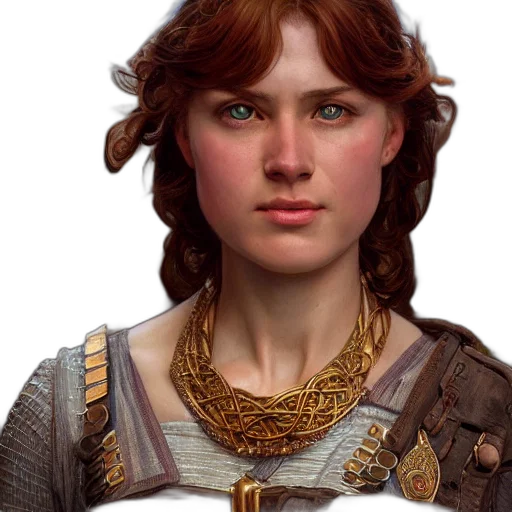 face, crown, sword, fantasy art, photorealistic, concept art, pixel art, portrait transparent PNG cut-out