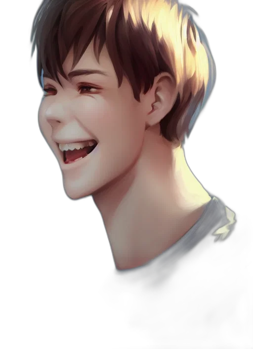 face, robot, creature, photorealistic, anime, concept art, watercolor, monochrome transparent PNG cut-out