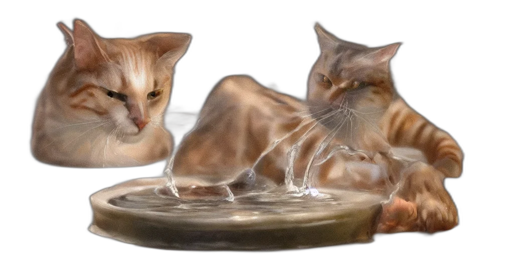 jewelry, photorealistic, 3d render, oil painting, concept art, underwater, fire, beautiful transparent PNG cut-out