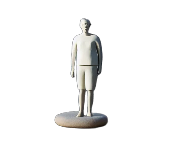 staff, robot, dress, face, 3d render, concept art, photorealistic, pixel art transparent PNG cut-out