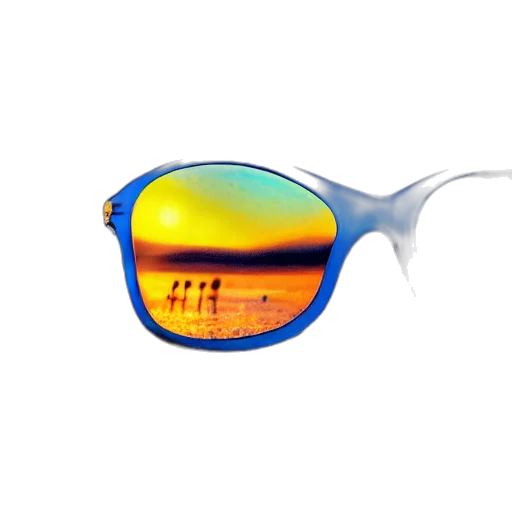 3d render, closeup, photorealistic, photograph, sunglass, beach, akth, beatiful transparent PNG cut-out
