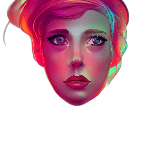 face, mask, crown, robot transparent PNG cut-out