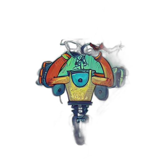 jewelry, mask, staff, crown, concept art, 3d render, watercolor, fantasy art transparent PNG cut-out