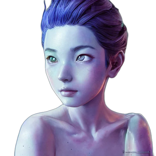 face, crown, creature, robot transparent PNG cut-out