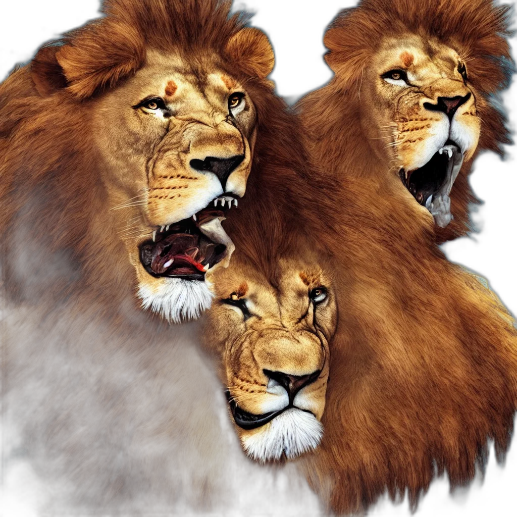 animal, photorealistic, concept art, 3d render transparent PNG cut-out