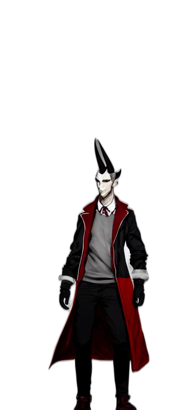 jacket, staff, hat, mask transparent PNG cut-out