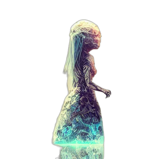 dress, robot, bottle, creature transparent PNG cut-out