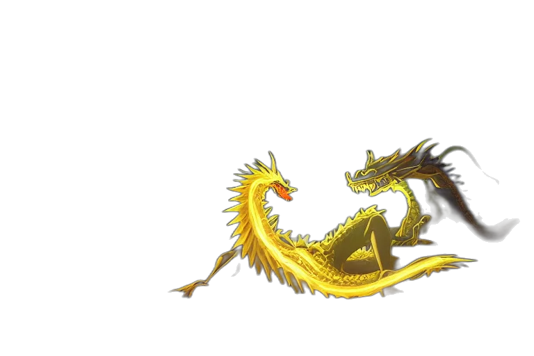 dragon, animal, creature, staff transparent PNG cut-out