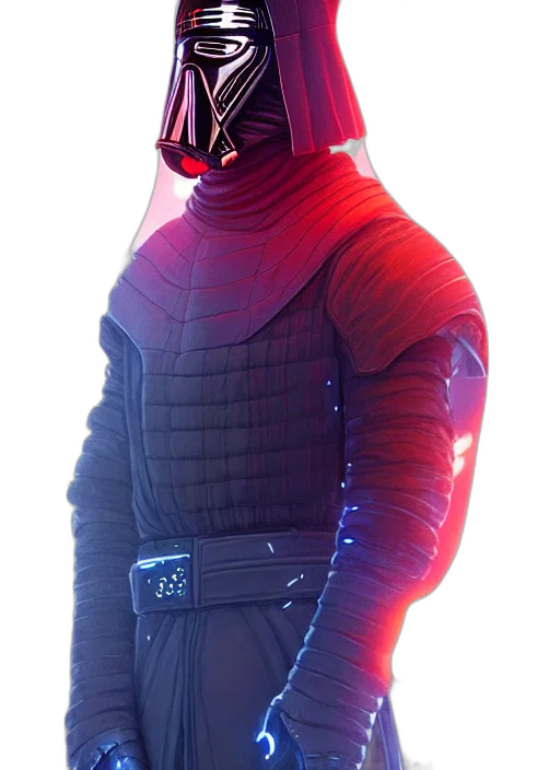 jacket, mask, staff, face transparent PNG cut-out