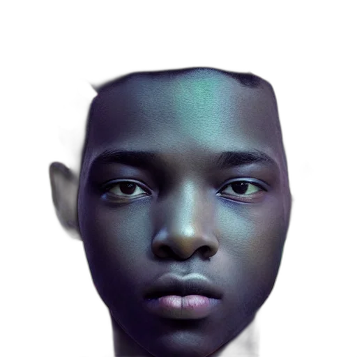 face, mask, robot, crown, photorealistic, 3d render, concept art, fantasy art transparent PNG cut-out