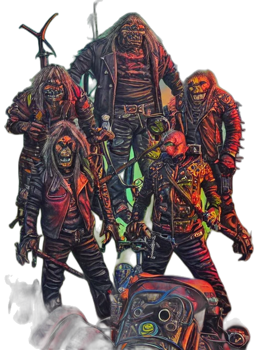 jacket, concept art, comic book art, cyberpunk transparent PNG cut-out