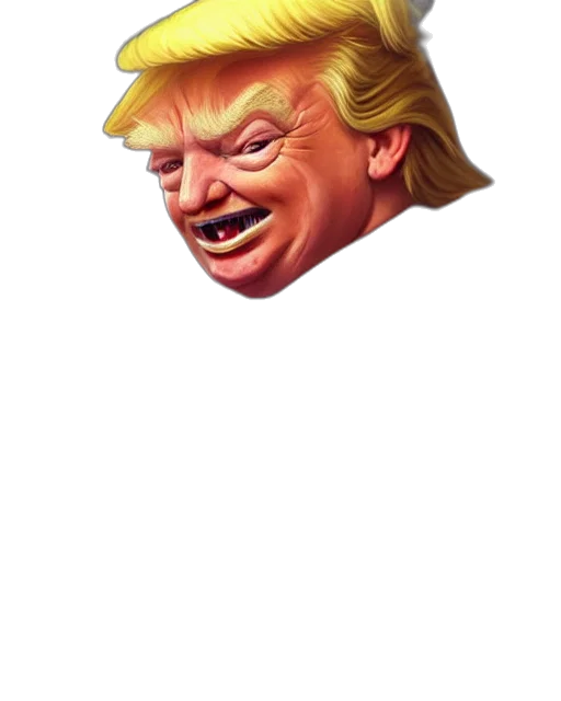 mask, face, creature, hat, concept art, pixel art, 3d render, photorealistic transparent PNG cut-out