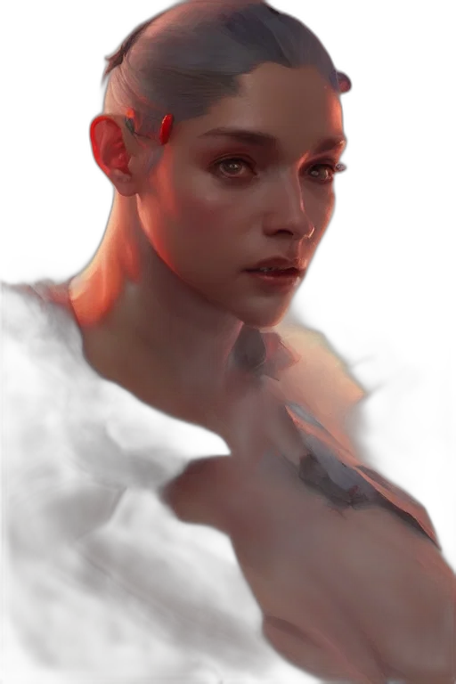 face, dragon, creature, robot, fantasy art, concept art, photorealistic, cyberpunk transparent PNG cut-out