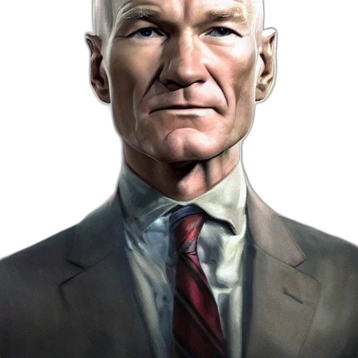 face, staff, robot, concept art transparent PNG cut-out