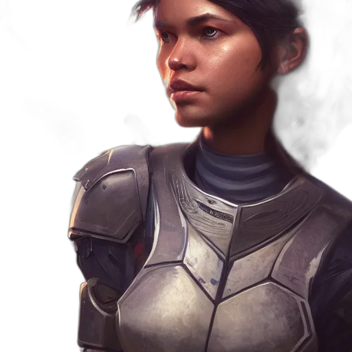 face, robot, concept art, fantasy art transparent PNG cut-out