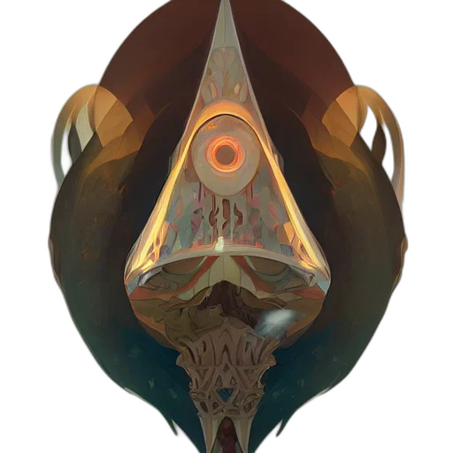 mask, creature, crown, face transparent PNG cut-out
