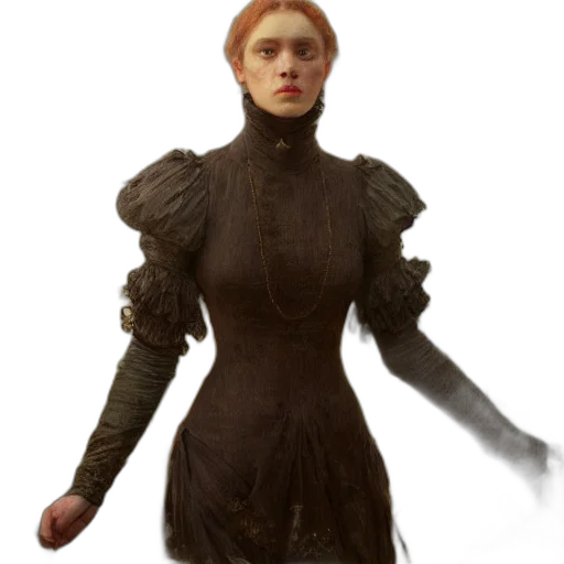 dress, staff, face, jacket, concept art, fantasy art, photorealistic, 3d render transparent PNG cut-out