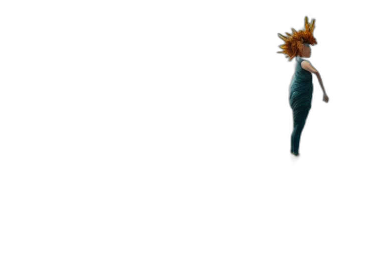 staff, hair, crown, flower, 3d render, concept art, photorealistic, pixel art transparent PNG cut-out
