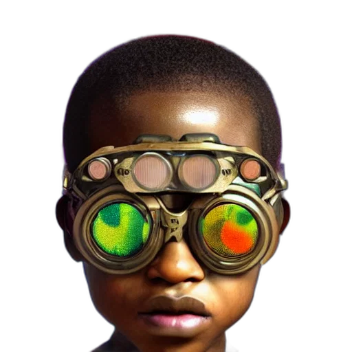 mask, robot, face, creature, 3d render, concept art, cyberpunk, photorealistic transparent PNG cut-out