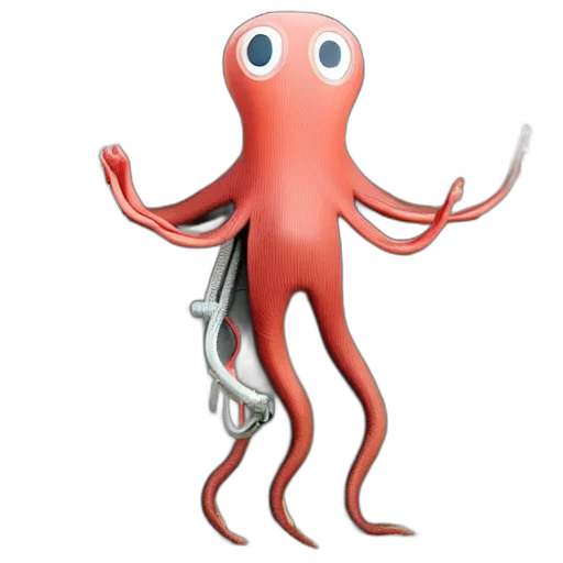 creature, animal, robot, staff transparent PNG cut-out