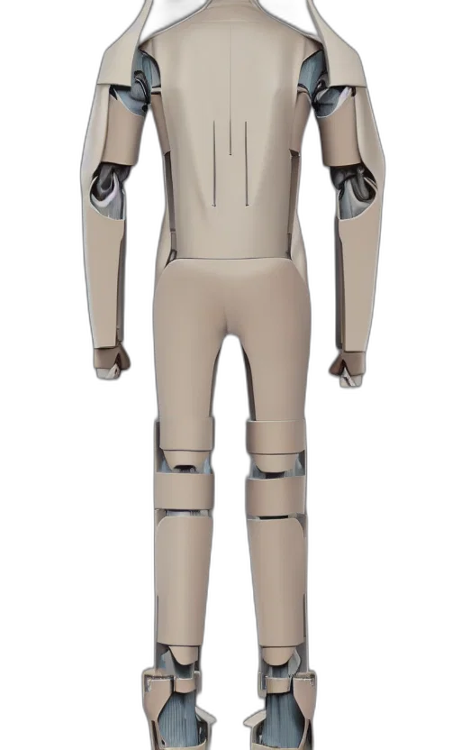 robot, jacket, concept art, 3d render transparent PNG cut-out
