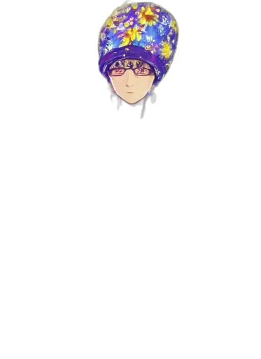 hat, crown, staff, face transparent PNG cut-out