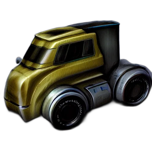 car, robot, weapon, concept art transparent PNG cut-out