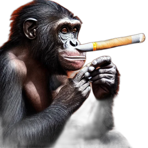 animal, photorealistic, concept art, 3d render transparent PNG cut-out