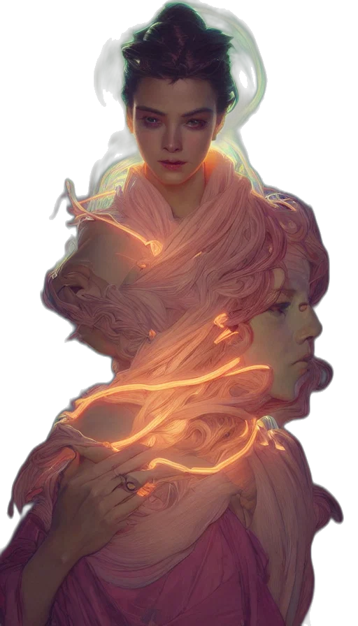 dress, face, dragon, mask transparent PNG cut-out