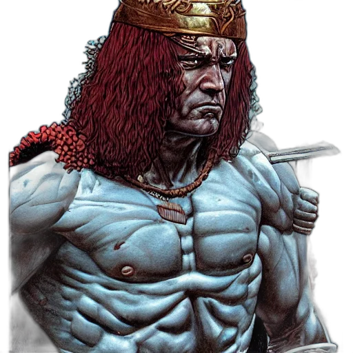 sword, crown, comic book art, concept art transparent PNG cut-out
